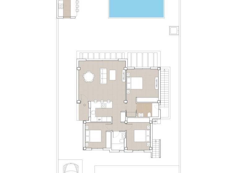 Doppelhaushälfte zum Kauf provisionsfrei 568.000 € 5 Zimmer 217 m² 432 m² Grundstück Polop