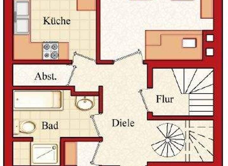 Wohnung zum Kauf 240.000 € 4 Zimmer 76 m² 4. Geschoss Singerhoffstr. 18 Hombruch Dortmund 44225