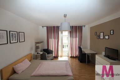 Wohnung zur Miete Wohnen auf Zeit 650 € 1 Zimmer 22 m² frei ab sofort Tafelhof Nürnberg 90443