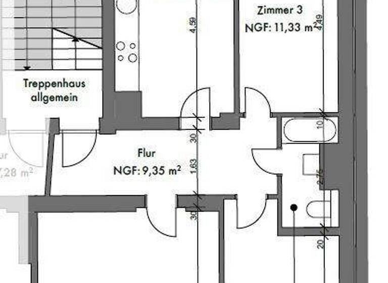 Wohnung zum Kauf provisionsfrei 195.370 € 3 Zimmer 75,4 m² 1. Geschoss Johannesvorstadt Erfurt 99085