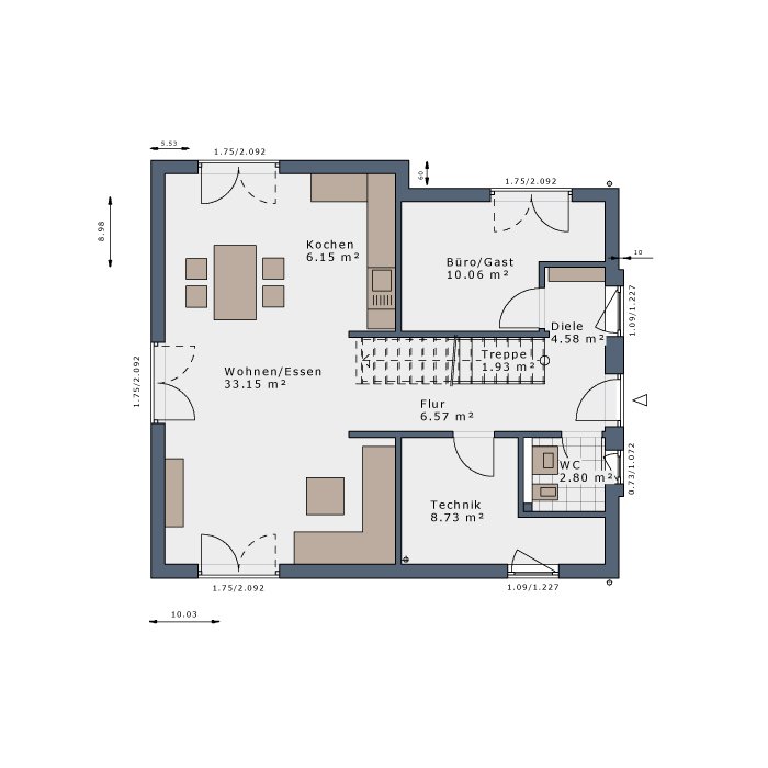 Einfamilienhaus zum Kauf provisionsfrei 845.650 € 5 Zimmer 140 m²<br/>Wohnfläche 380 m²<br/>Grundstück Bonlanden Filderstadt 70794