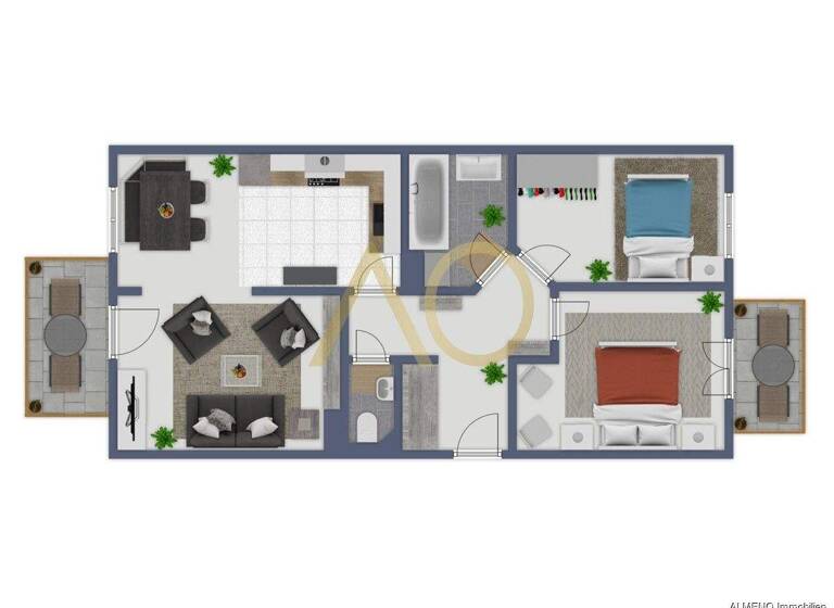Wohnung zum Kauf 3 Zimmer 60,1 m² 1. Geschoss Wagrain Markt / Hof 5602