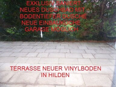 Wohnung zur Miete 520 € 1 Zimmer 37,1 m² EG frei ab 01.01.2025 Hagelkreuzstraße 23 Innenstadt 65 Hilden 40721