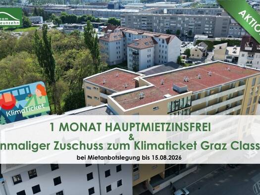Wohnung zur Miete 488 € 2 Zimmer 48,1 m² 3. Geschoss frei ab 01.10.2026 Ungergasse 39 Gries Graz 8020