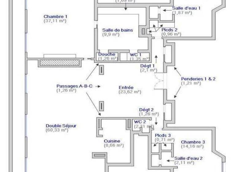 Wohnung zum Kauf 7.500.000 € 4 Zimmer 194 m² 8th (Golden Triangle - Parc Monceau) 75017