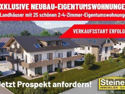 Wohnung zum Kauf - Neubau provisionsfrei als Kapitalanlage geeignet 416.000 € 2 Zimmer 36,1 m² Partenkirchen Garmisch-Partenkirchen 82467