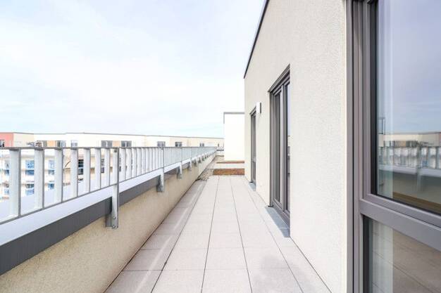 Penthouse zur Miete - Neubau 1.746 € 3 Zimmer 84,5 m² 7. Geschoss frei ab 16.07.2025 Mathilde-Maier-Straße 8 Gallus Frankfurt-Gallus 60326
