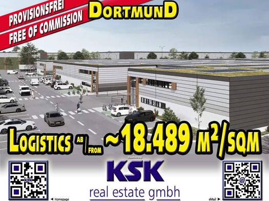 Logistikzentrum zur Miete - Erstbezug provisionsfrei 18.489 m² Lagerfläche teilbar von 18.489 m² bis 55.787 m² Bodelschwingh Dortmund 44357