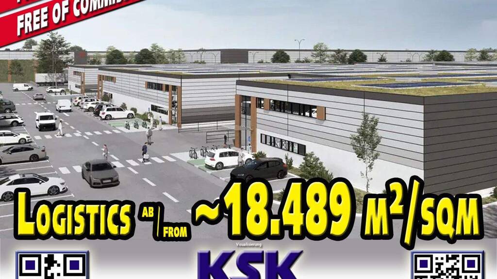 Logistikzentrum zur Miete - Erstbezug provisionsfrei 18.489 m² Lagerfläche teilbar von 18.489 m² bis 55.787 m² Bodelschwingh Dortmund 44357