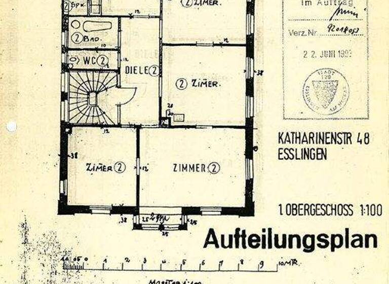 Wohnung zum Kauf 289.000 € 4 Zimmer 104 m² Stadtmitte Esslingen am Neckar 73728