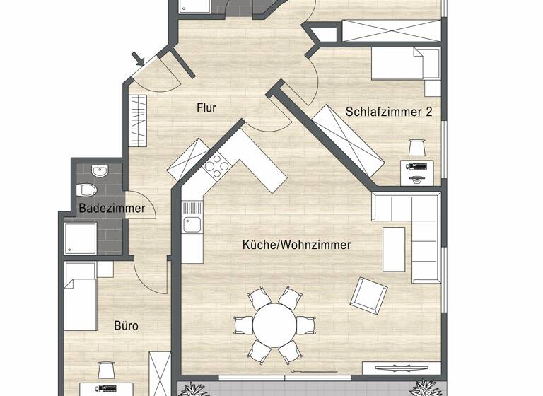 Wohnung zum Kauf 455.000 € 4 Zimmer 114 m²<br/>Wohnfläche Simmerberg Weiler-Simmerberg 88171