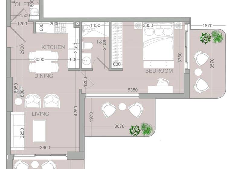 Wohnung zum Kauf provisionsfrei 312.821 € 2 Zimmer 74,9 m² Dubai 00000