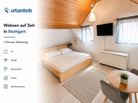 Wohnung zur Miete auf Zeit 970 € 1 Zimmer 25 m² frei ab sofort Wigandstraße Stammheim Stammheim 70439