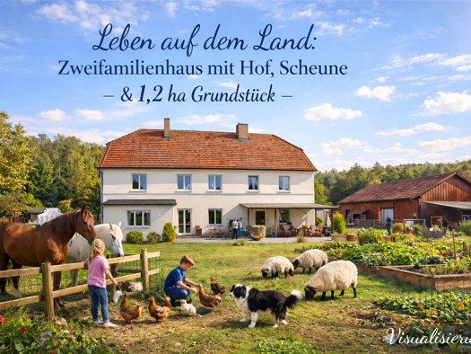 Haus zum Kauf 220.000 € 6 Zimmer 200 m² 12.000 m² Grundstück Thräna Hohendubrau 02906