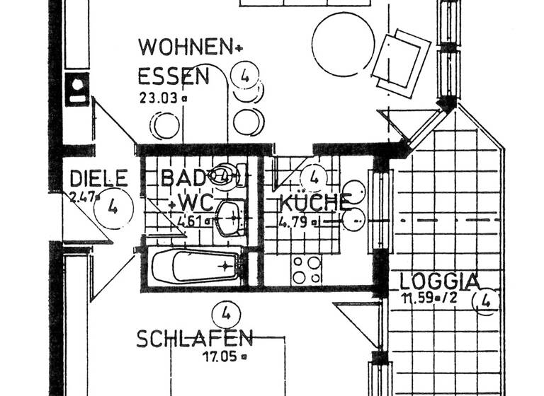 Wohnung zum Kauf 145.000 € 2 Zimmer 57,6 m²<br/>Wohnfläche EG<br/>Geschoss Wüstenrot Wüstenrot 71543