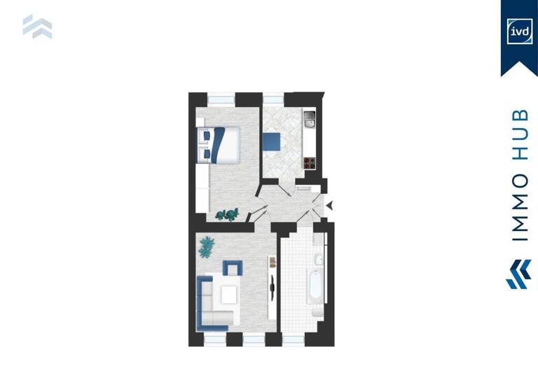 Wohnung zum Kauf 189.000 € 2 Zimmer 60 m² EG Kleinzschocher Leipzig 04229
