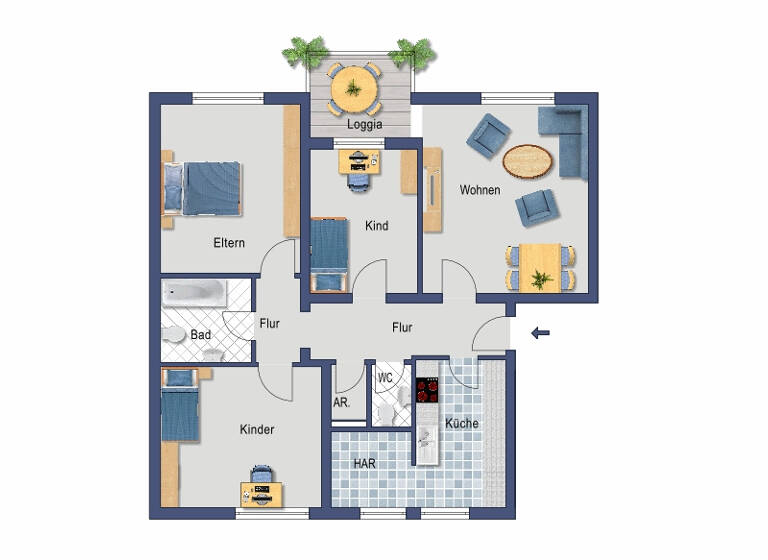 Wohnung zum Kauf provisionsfrei 329.000 € 4 Zimmer 98 m²<br/>Wohnfläche 5.<br/>Geschoss Wickopweg 7 Kranichstein Darmstadt 64289