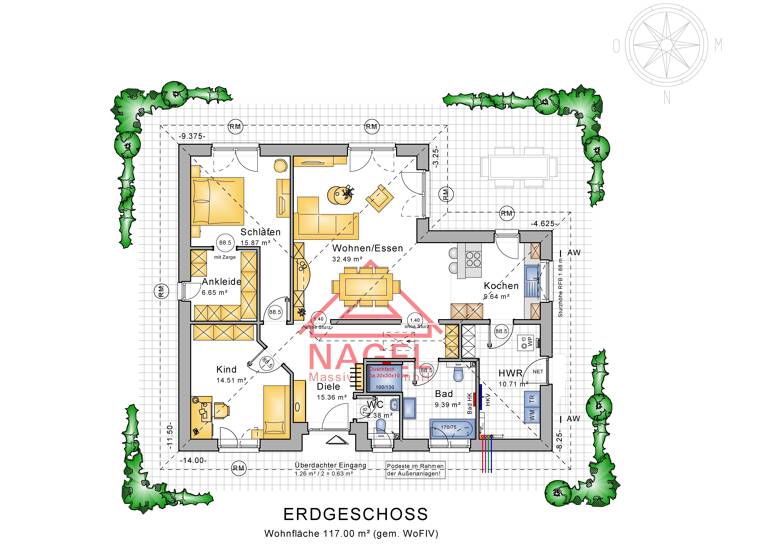Bungalow zum Kauf provisionsfrei 303.000 € 4 Zimmer 117 m² Neubaugebiet Gaarzerfelde Göhl 23758