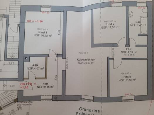 Wohnung zur Miete 900 € 4 Zimmer 100 m² Geschoss EG/2 frei ab 15.09.2026 Schleidweiler Zemmer 54313