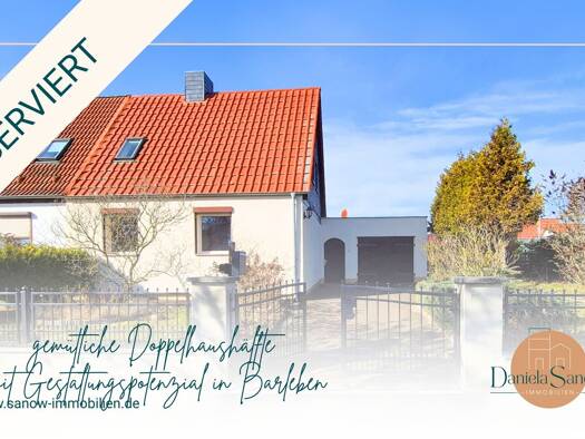 Doppelhaushälfte zum Kauf 170.000 € 3 Zimmer 92 m² 525 m² Grundstück Barleben Barleben 39179