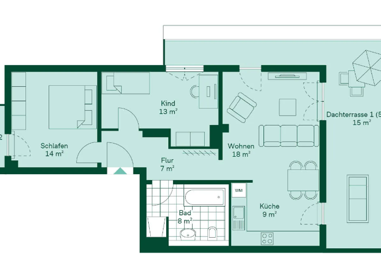 Wohnung zur Miete 1.450 € 3 Zimmer 86 m²<br/>Wohnfläche 3/3<br/>Geschoss Schönefeld Schönefeld 12529