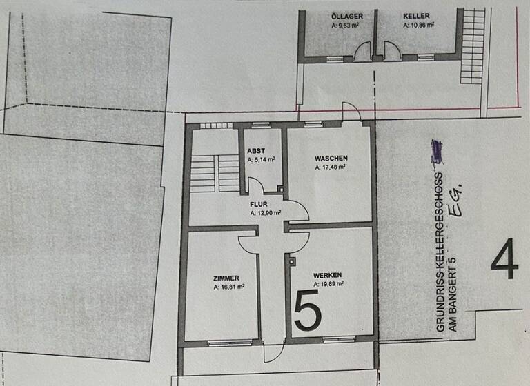 Doppelhaushälfte zum Kauf 219.000 € 6 Zimmer 136 m² 525 m² Grundstück frei ab sofort Heigenbrücken 63869