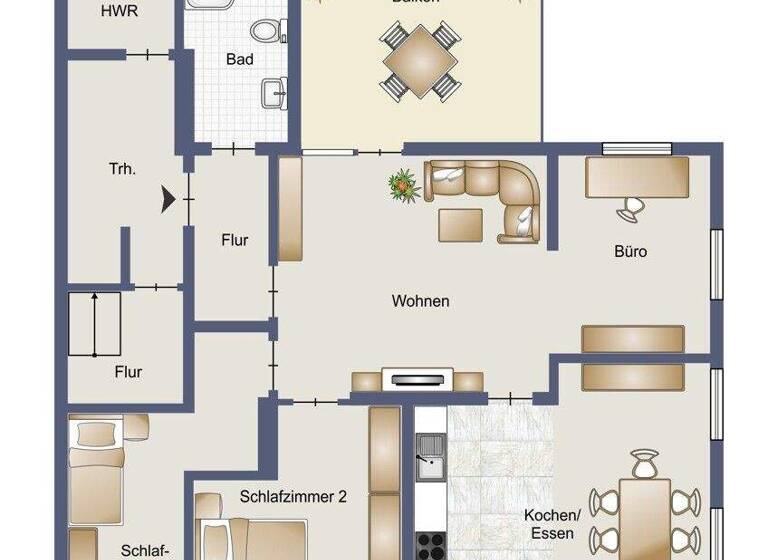 Wohnung zum Kauf 234.000 € 3 Zimmer 97 m² 1. Geschoss Gartenstadt Krefeld- Bockum 47800