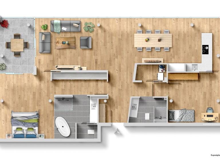 Wohnung zum Kauf 980.000 € 3 Zimmer 140 m² 10. Geschoss Innenstadt-Ost Karlsruhe 76131
