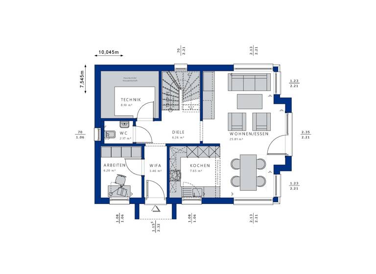 Einfamilienhaus zum Kauf provisionsfrei 798.680 € 6 Zimmer 132 m² 450 m² Grundstück Reinheim 64354