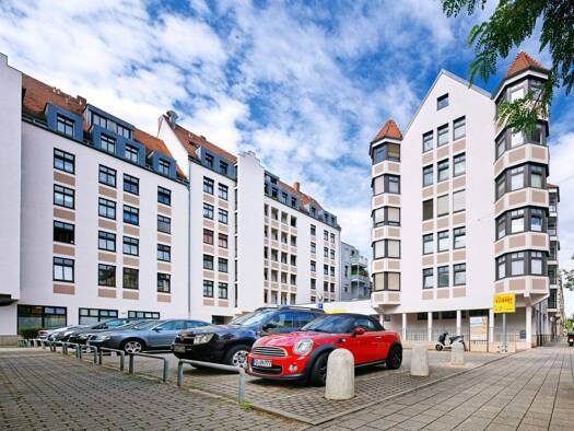 Wohnung zur Miete 750 € 2 Zimmer 50 m² 2. Geschoss frei ab sofort Hornschuchpromenade 16 Innenstadt Fürth 90762