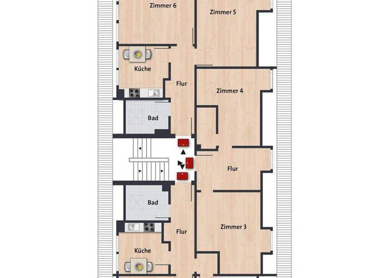 Studio zur Miete 185 € 1 Zimmer 21,8 m² EG frei ab 01.04.2026 Kleiststr. 35 Innenstadt Wolfsburg 38440