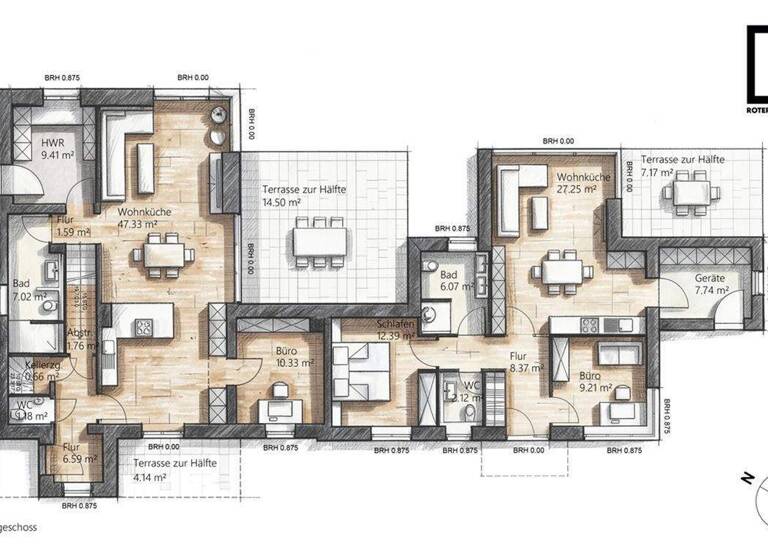 Mehrfamilienhaus zum Kauf 675.000 € 6 Zimmer 170 m² 2.500 m² Grundstück Hemsloh 49453