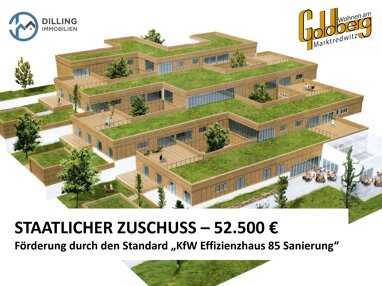 Terrassenwohnung zum Kauf provisionsfrei 336.563 € 3 Zimmer 78,6 m² EG Meußelsdorf Marktredwitz 95615