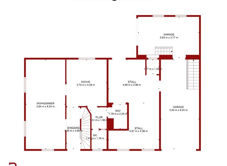 Einfamilienhaus zum Kauf provisionsfrei 194.000 € 7 Zimmer 111,5 m² 3.613 m² Grundstück Im Kips, Büllingen 5 Büllingen Bullange 4760