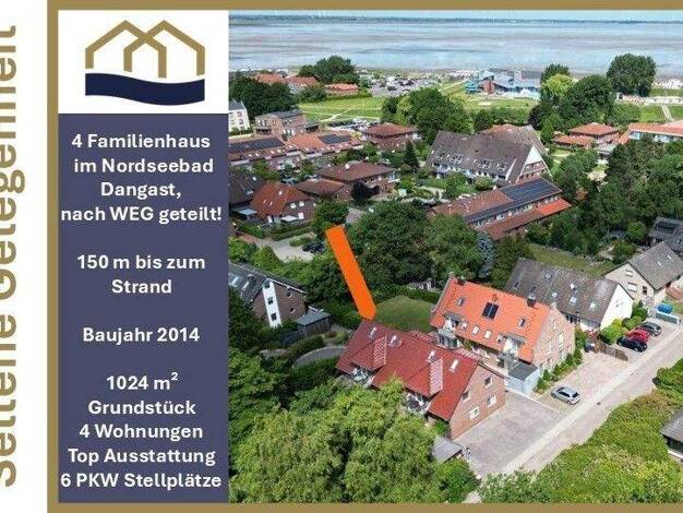 Mehrfamilienhaus zum Kauf 800.000 € 13 Zimmer 335,2 m² 1.024 m² Grundstück Störtebeker Straße 6 Dangast Varel 26316