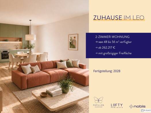 Wohnung zum Kauf 265.264 € 2 Zimmer 49,2 m² EG Leopoldsdorf 2333