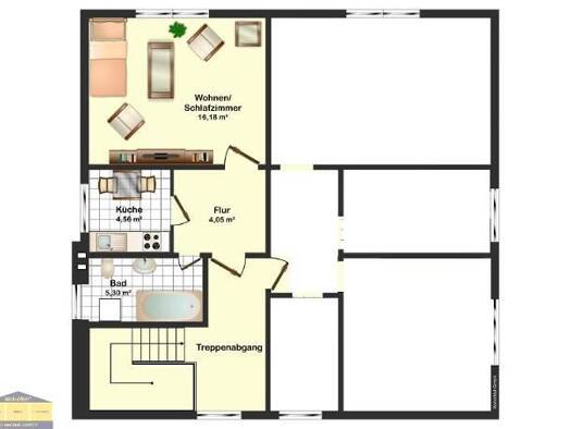 Studio zur Miete 300 € 1 Zimmer 30 m² 1. Geschoss frei ab 01.10.2026 Osterndorf Beverstedt 27616