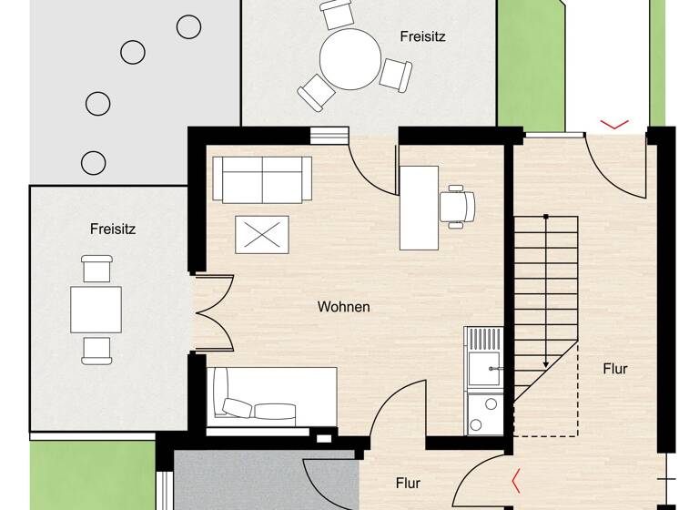 Wohnung zum Kauf 150.000 € 2 Zimmer 40,1 m²<br/>Wohnfläche 01.08.2025<br/>Verfügbarkeit Kürnach 97273