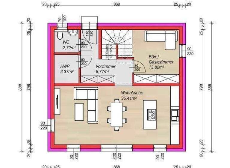 Einfamilienhaus zum Kauf 345.990 € 5 Zimmer 126 m² 460 m² Grundstück Breitenfurt bei Wien 2384