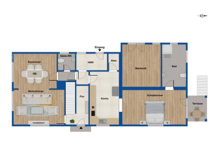 Einfamilienhaus zum Kauf 349.000 € 7 Zimmer 145 m² 1.078 m² Grundstück Sehestedt 24814