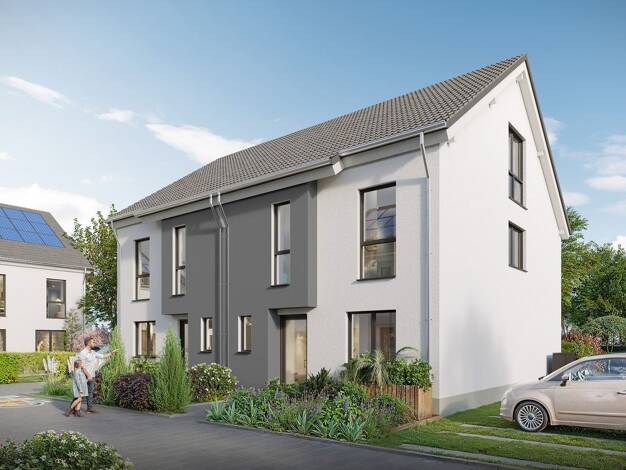Doppelhaushälfte zum Kauf - Neubau provisionsfrei 469.990 € 5 Zimmer 143 m² 229 m² Grundstück Alte Marktstraße 45 Niederpleis Sankt Augustin 53757