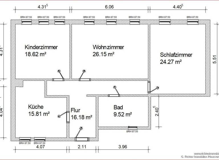 Wohnung zur Miete 639 € 3 Zimmer 100 m² frei ab sofort Moritzstraße 1 Freiberg 09599