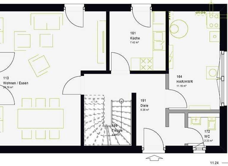 Einfamilienhaus zum Kauf - Erstbezug provisionsfrei 439.099 € 7 Zimmer 190 m² 801 m² Grundstück Birgelen Wassenberg 41849