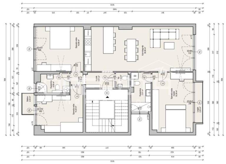 Wohnung zum Kauf 499.000 € 4 Zimmer 114 m² 2. Geschoss Nova Ves - Gupceva zvijezda