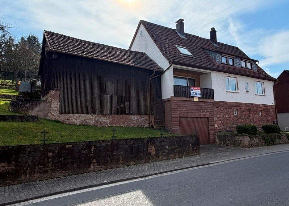 Immobilie in Rüdenau - Keine Käuferprovision! Kaufen Sie ab € 625,-mtl.*/1-2 FH m. Wiesenrandlage! - Bild 1