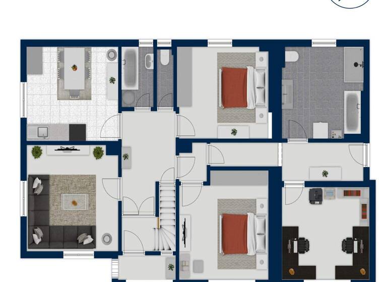 Mehrfamilienhaus zum Kauf 419.000 € 7 Zimmer 192 m² 1.681 m² Grundstück Dürrlauingen 89350