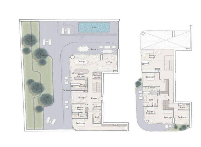 Wohnung zum Kauf - Erstbezug provisionsfrei 12.989.435 € 5 Zimmer 924,1 m² Crescent Road 39 Dubai