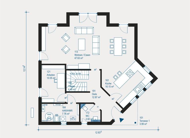 Einfamilienhaus zum Kauf 566.769 € 5 Zimmer 212 m² 798 m² Grundstück Resse Gelsenkirchen 45892