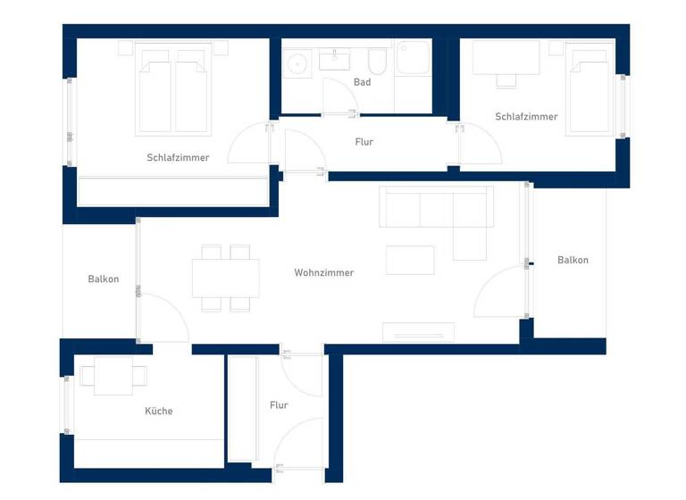 Wohnung zur Miete 1.119 € 2,5 Zimmer 74 m² EG Hainholzer Schulstraße 29 Elmshorn 25337