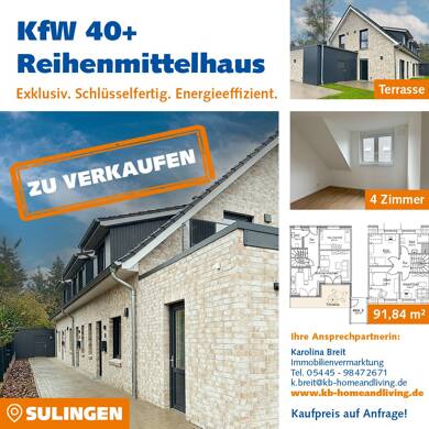 Reihenendhaus zum Kauf provisionsfrei 4 Zimmer 94 m² 720 m² Grundstück Sulingen Sulingen 27232